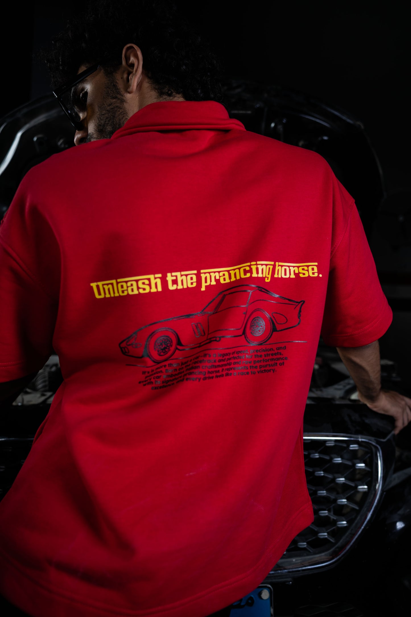 Ferrari Flame Polo T-Shirt