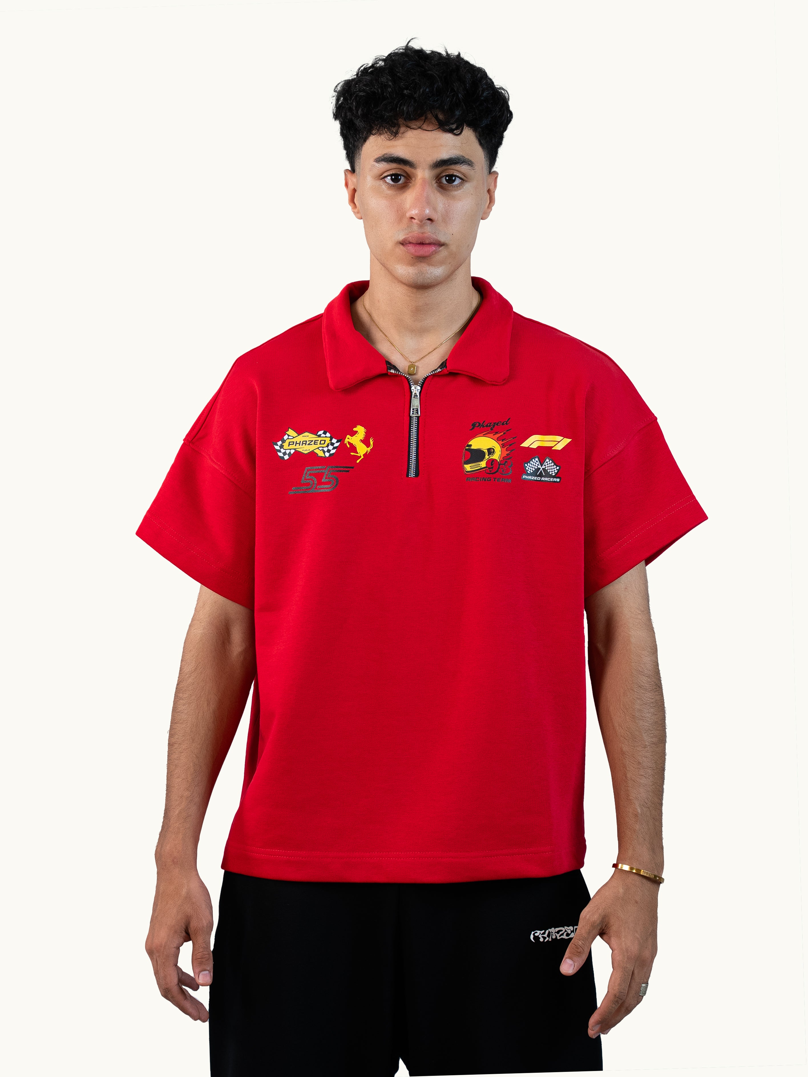 Ferrari Flame Polo T-Shirt
