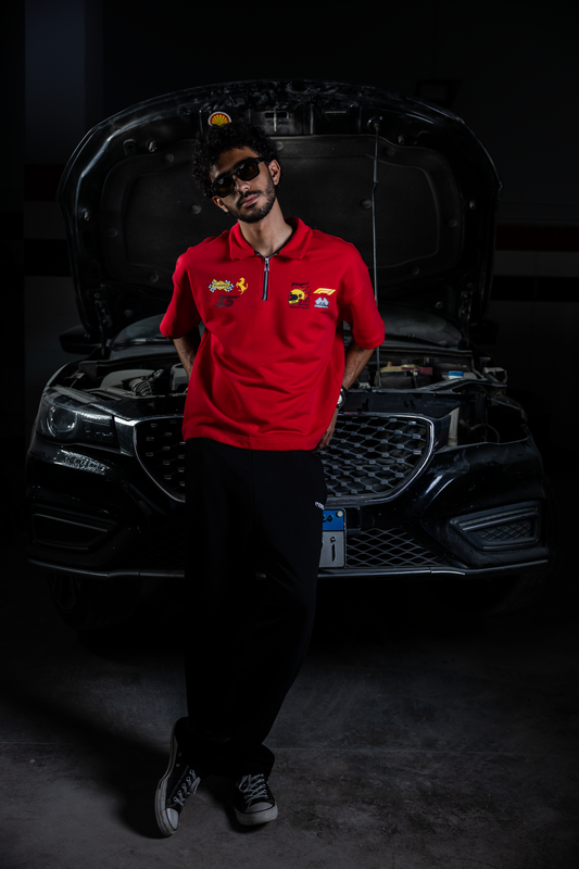 Ferrari Flame Polo T-Shirt