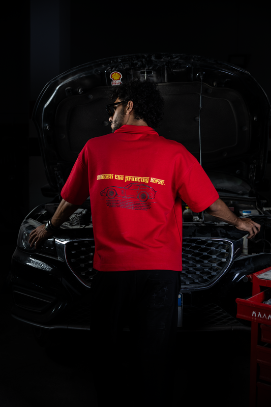 Ferrari Flame Polo T-Shirt