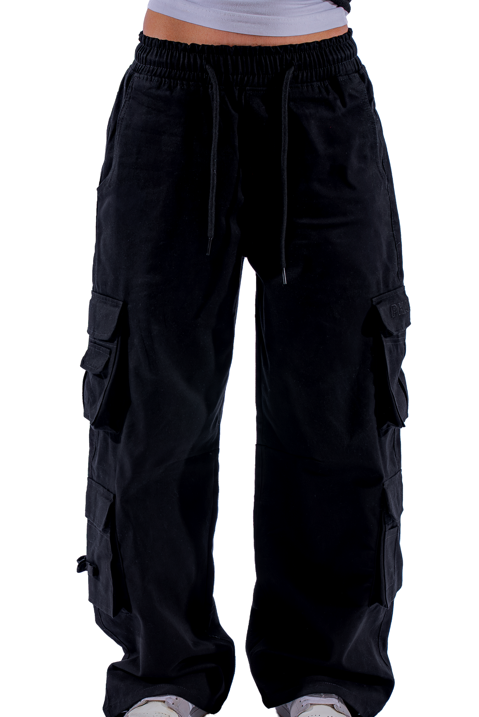 BLACK CARGO PANTS – Phazed