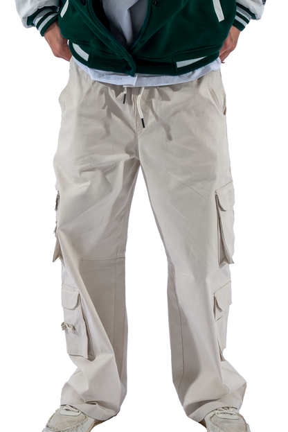 CRÈME CARGO PANTS