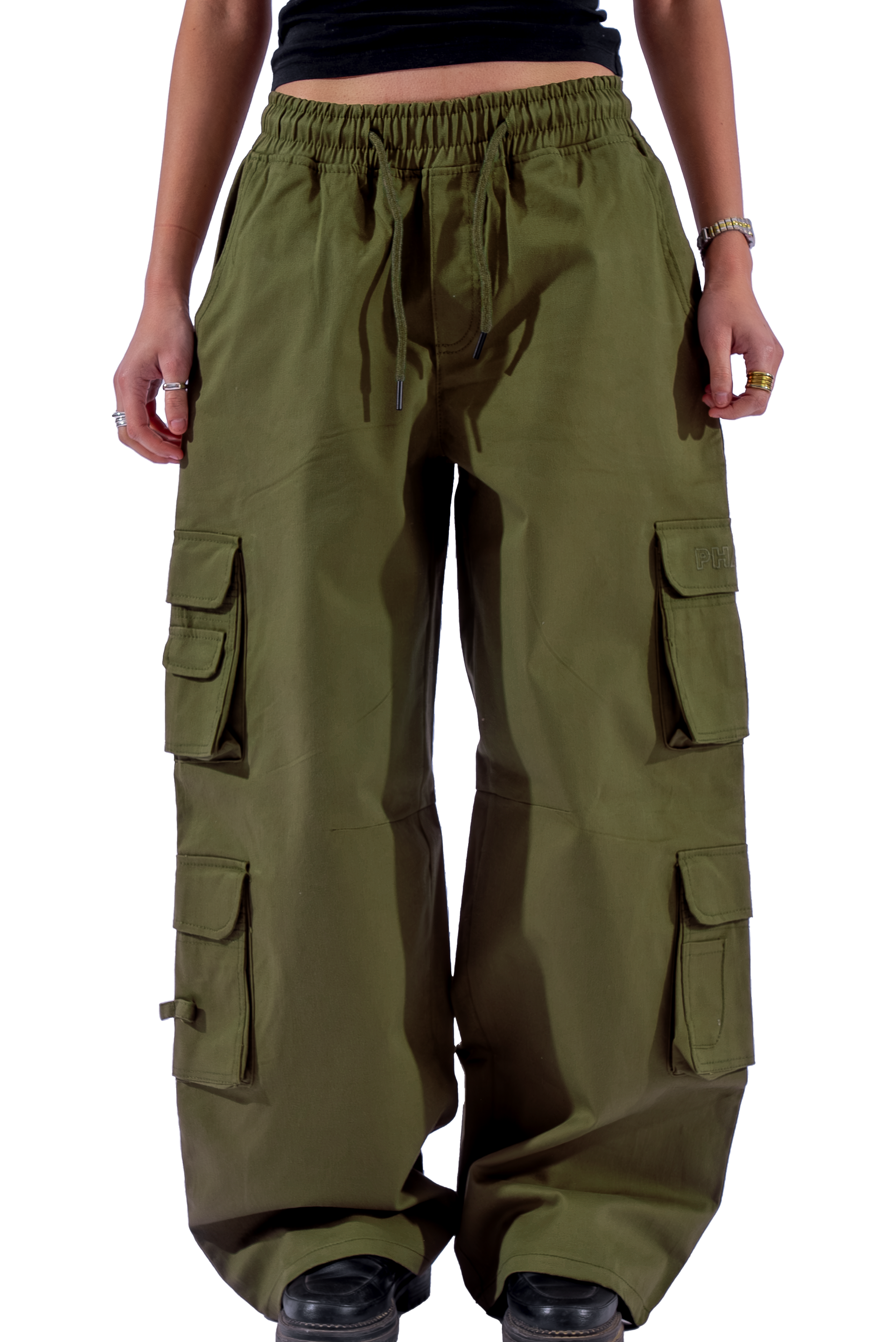 OLIVE CARGO PANTS – Phazed